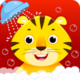 Baby Animal Bathing Game for Kids & Preschoolers icon