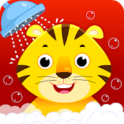 Baby Animal Bathing Game for Kids & Preschoolers  Icon