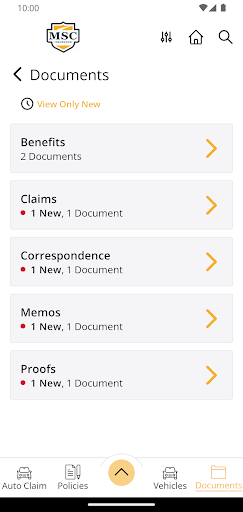 MSC Insurance Agency Online Screen 3