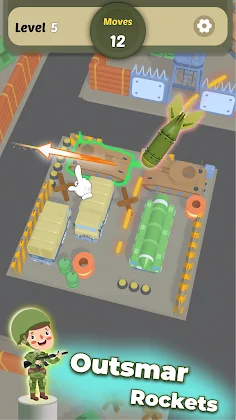 Military Yard: Parking Rush - Screenshot 2