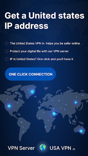 Android application USA VPN - Get USA IP screenshort