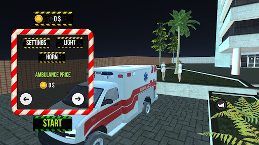 Android application Ambulance Simulator Emergency screenshort