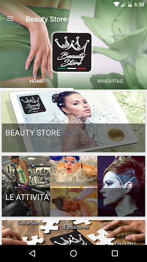Android application Beauty Store screenshort