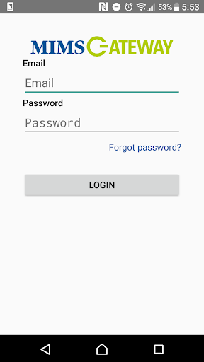 Android application MIMS GATEWAY MOBILE (MALAYSIA) screenshort