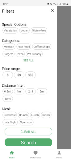 Restaurantji Dining Guide Screen 3