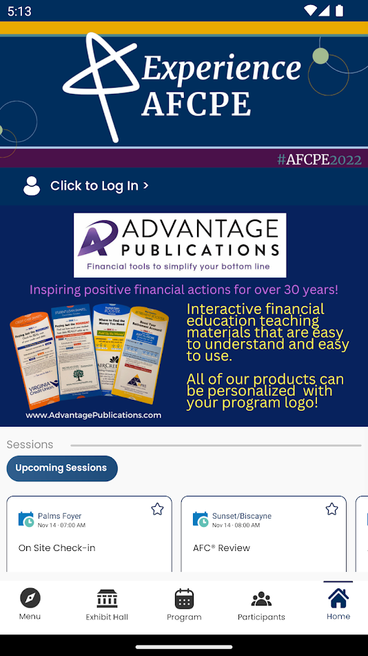 #7. 2022 AFCPE Symposium App (Android) 由: X-CD Technologies Inc.