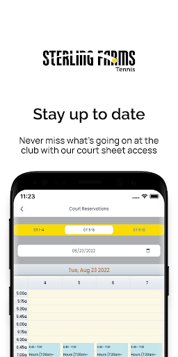 Sterling Farms Tennis Club Screen 3