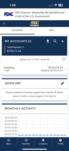 FNBC Mobile Banking screenshot 2