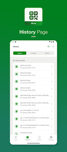 QRLite: Reader & Creator Screen 2