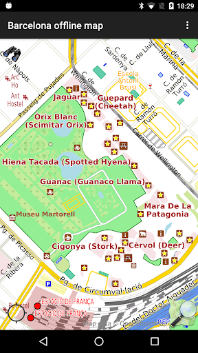 Barcelona offline map