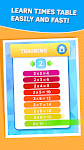 screenshot of Learn times tables games