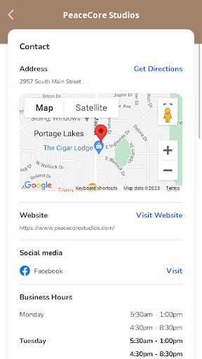 Android application PeaceCore Studios screenshort