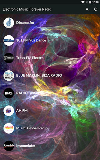 Android application Electronic Music Radio screenshort