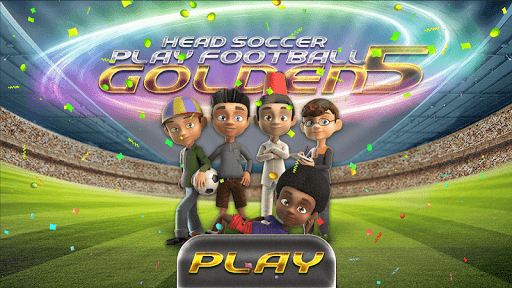 Android application Golden5 Heads Football screenshort