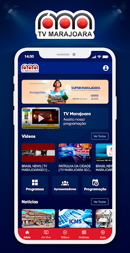 Android application TV Marajoara screenshort