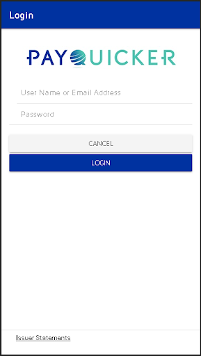 Android application MyPayQuicker Mobile screenshort