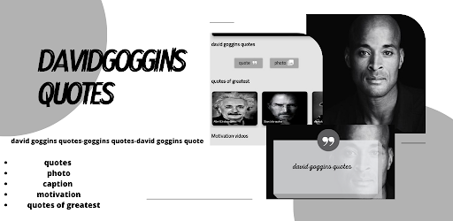 Android application david goggins quotes screenshort