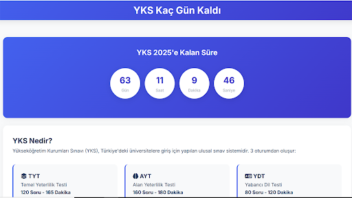 YKS Kaç Gün Kaldı