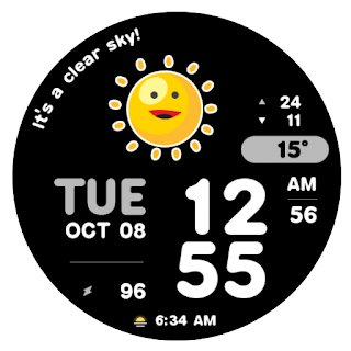 NW068: Digital watch face