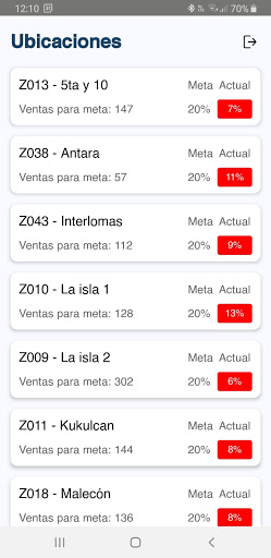 Android application Conversión screenshort