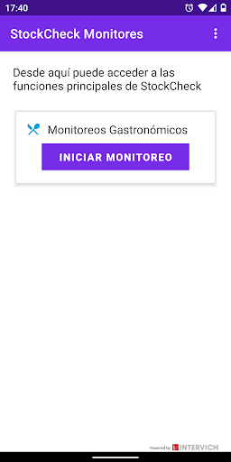 StockCheck Monitores Screen 2