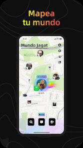 Captura 3 Jagat - Mi Mapa de Amistad android