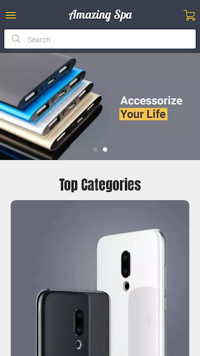 Android application Amazing Spa screenshort