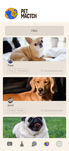 Android application Petdoon screenshort