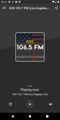 Android application KIIS 102.7 FM screenshort