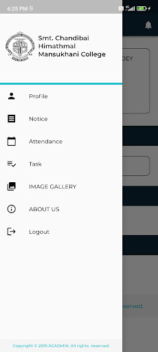 CHM College - ACADMIN Screen 2