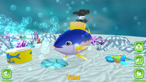 Aquarium Coloring 3D - AR Screen 3