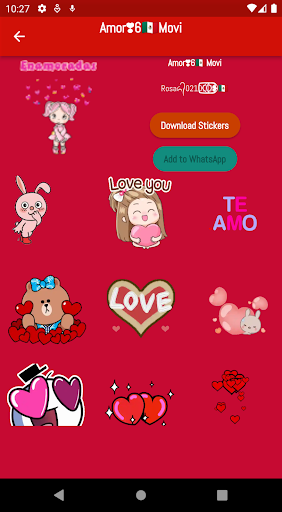 Pink Stickers Screen 3