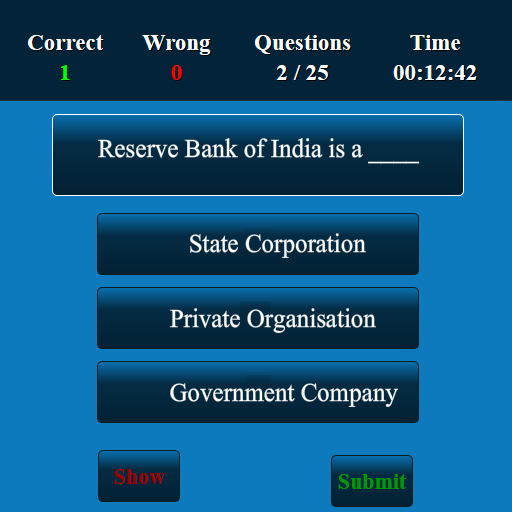 Financial Management MCQ Screen 3