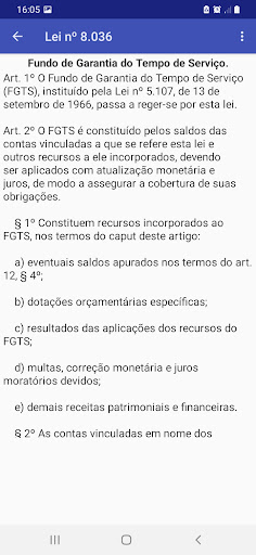 Lei nº 8.036 - FGTS 2025 Screenshot 3 - AppWisp.com
