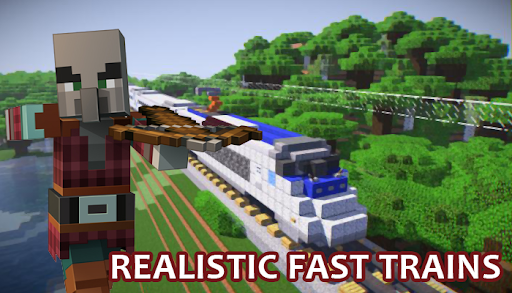 Android application Train Mod for Minecraft PE screenshort