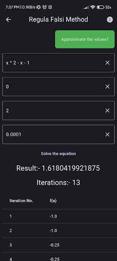 EquationSolver Pro Screen 3