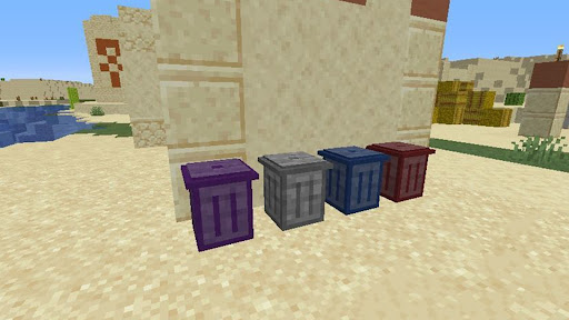 Android application Trash Cans Mod for Minecraft screenshort