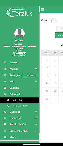 Android application Terzius screenshort