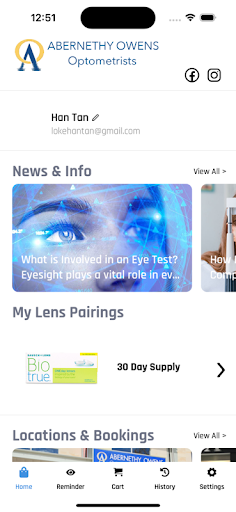 Android application Abernethy Owens screenshort