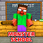 Cover Image of Скачать Monster School Mod  APK