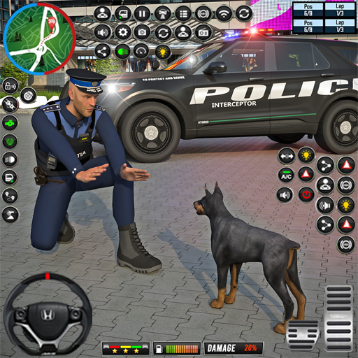 قيادة سيارة الشرطة- لعبة سيارة