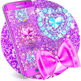 Pink Glitter Diamond Sparkling Theme icon