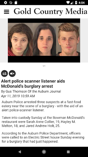 Gold Country Media News Screen 2