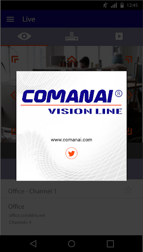 Android application Comanai EasyView screenshort