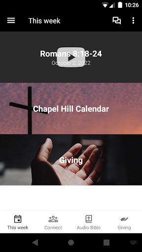 Android application Chapel Hill Church - Brighton screenshort
