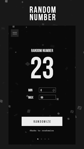 Android application Random Number Generator Kit screenshort