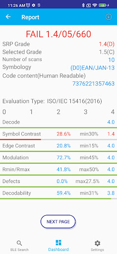 Barcode Professor Screen 3