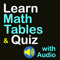 Math Tables with Quiz - Audio