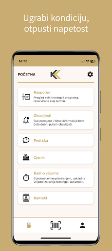 Android application KK FIT screenshort
