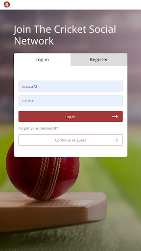 Android application ClubFace-Cricket screenshort